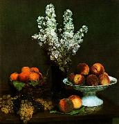 Henri Fantin-Latour Bouquet du Juliene et Fruits oil painting picture wholesale
